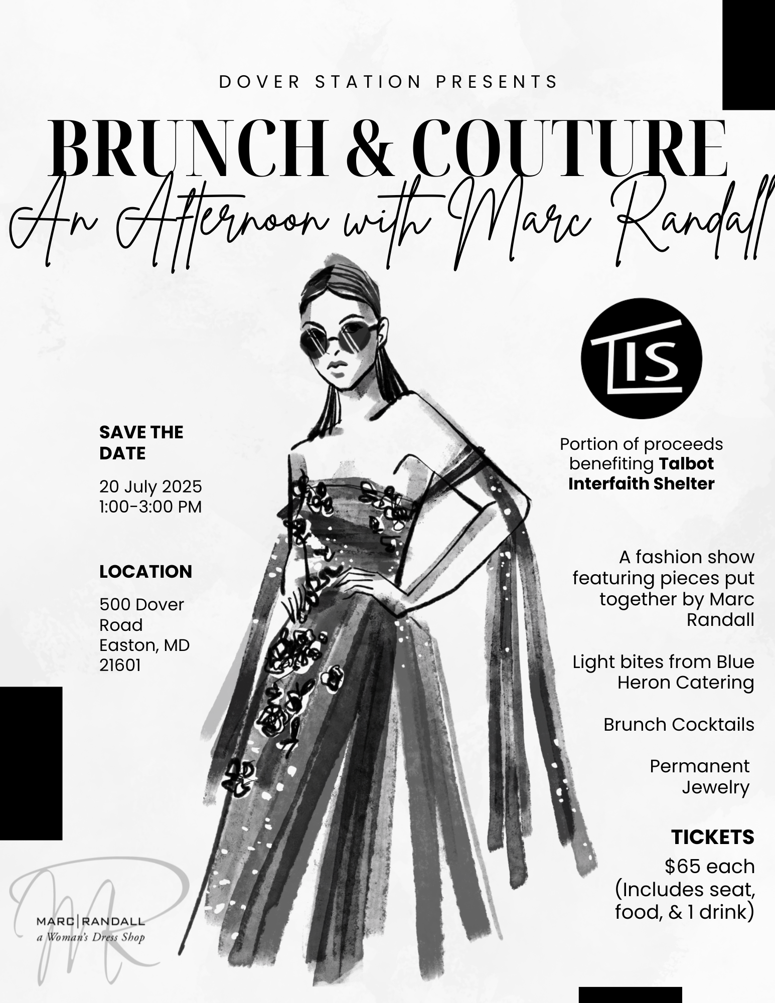Flyer for fashion show event