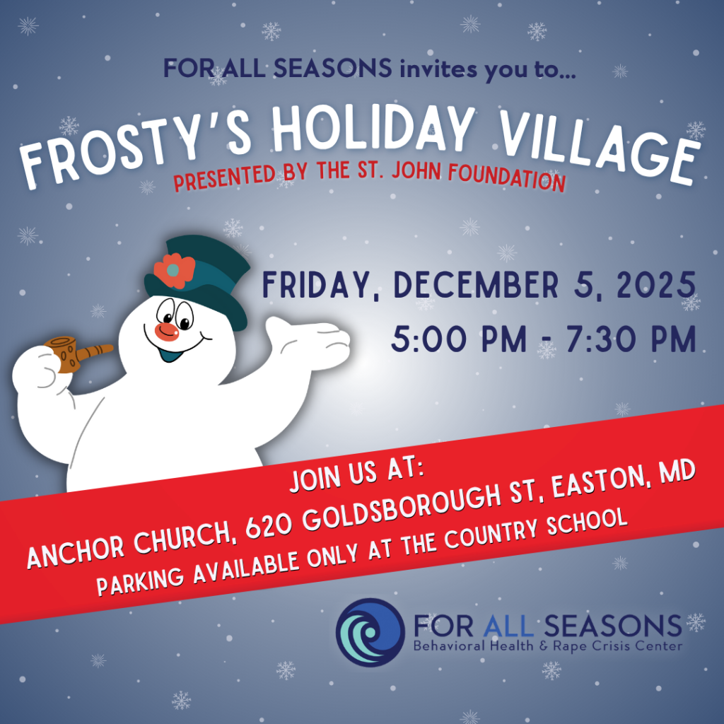 Frosty's Holiday Village event graphic