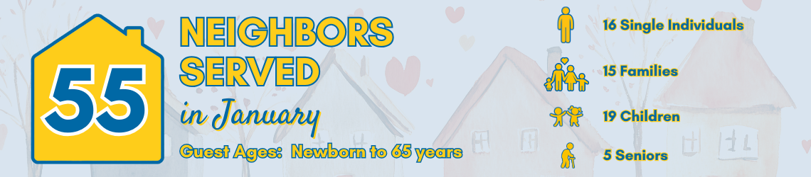 Neighbors served in January