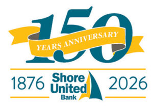 Shore United 150th anniversary logo