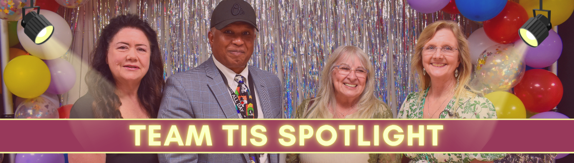 Team TIS Spotlight header April 2026