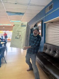 Blue Heron Coffee collection box