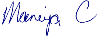 Maniya signature