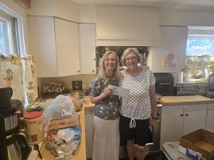 Sherry Sutton from TCRSPA& $3k check from Christ Church St. Michaels