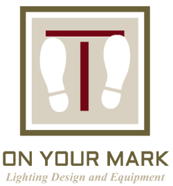on your mark logo dark name